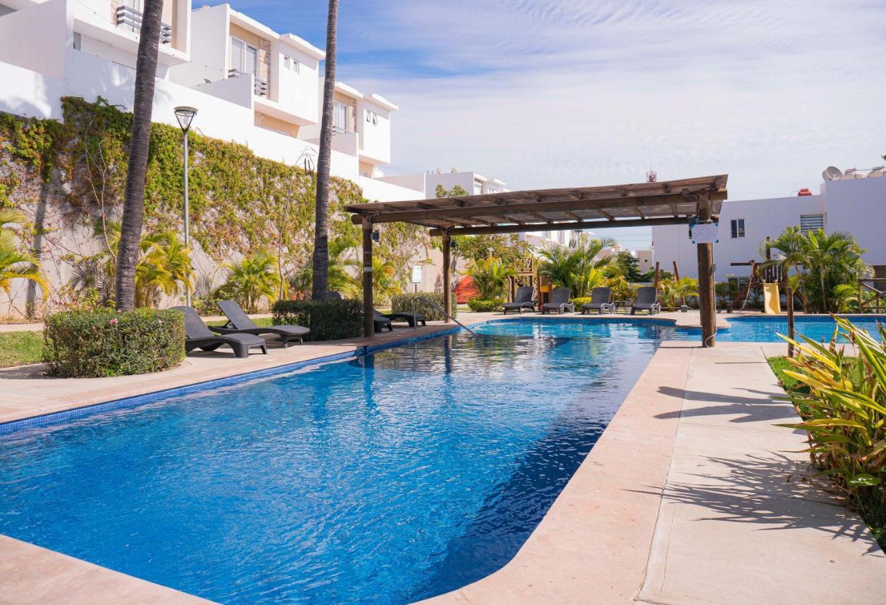 Casa En Privada Frente A La Playa Con Alberca! Villa Mazatlan Exterior photo